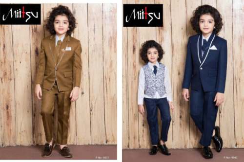 5pcs Kids Suit For Wedding Functions by Miitsu Collection
