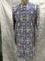 Embroidered Mens Blue Indo Western 