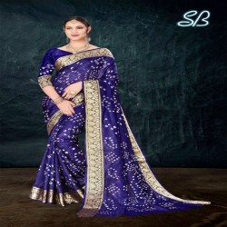bandhani saree