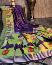 Banglori Handloom Raw Silk Saree