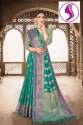 Beautiful Designer multi colour  Soft Silk Saree thumb 3