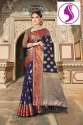 Beautiful Designer multi colour  Soft Silk Saree thumb 4