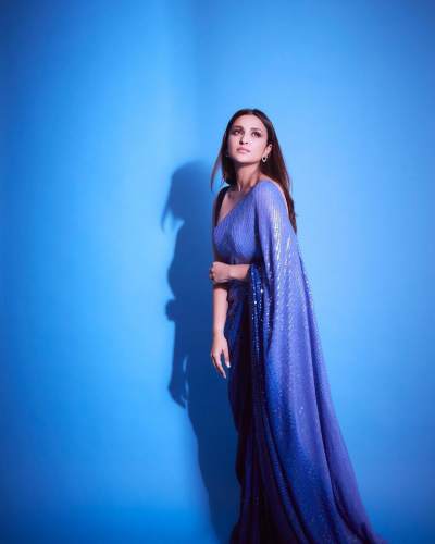 Beautiful Parineeti Chopra Designer Saree