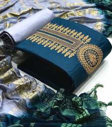 Fancy Embroidered Dress Material