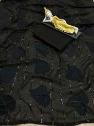 Georgette Sequance Work Saree