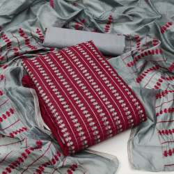 Slub Cotton Dress Material