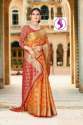 Soft  Banarasi Patola silk Saree with reach Pallu  thumb 3