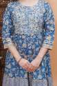 Cotton Kurta Pant Set for Women thumb 1