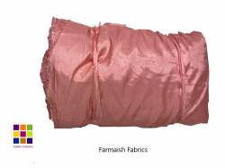 PEACH COLOR RAWSILK FABRICS