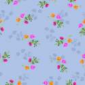 Flowery Design Georgette Digital Printed Fabric  thumb 9