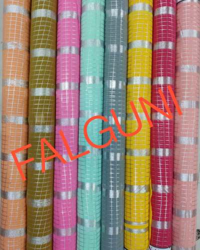 Georgette Foil Printed Fabric 
