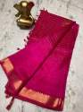 KOTA SILK STEPLE DOVI  WEAVING SAREE thumb 7