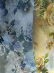 Designer Digital Printed Net Fabric