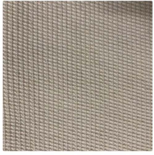 Light Grey Cotton Knitted Fabric by Alisha Knitwears