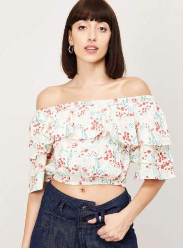 Buy Off Shoulder Top By Lifestyle Brand by Lifestyle