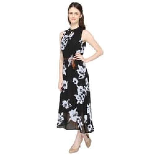 Ladies Floral Maxi Dress by Intimodo