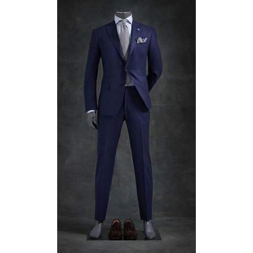 Mens Nevy Blue 3-piece Suit by Top Clothing Co Pvt Ltd