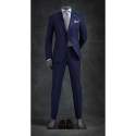 Mens Nevy Blue 3-piece Suit