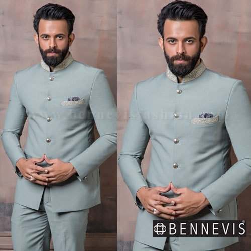 Elegant Plain Mens Terry Rayon Jpdhpuri Suit  by R K Creative Designers Pvt Ltd