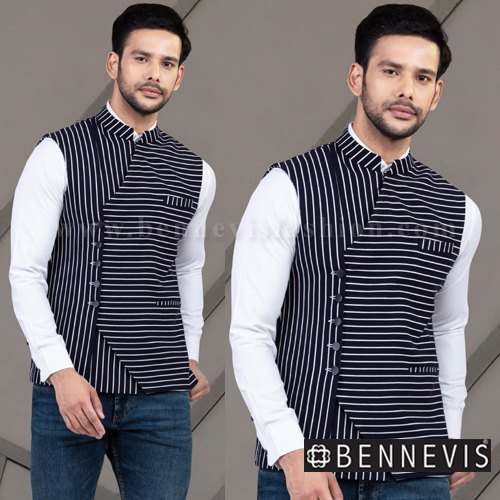 Slim Fit Knitted Mens Waistcoat 