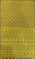  Full chicken embroidery with border on cotton