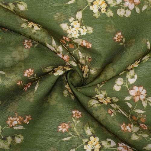 100% Polyester Banglori Digital Printed Fabrics