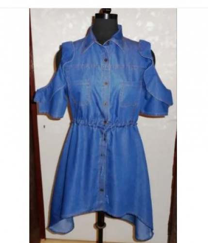 Denim Designer Ladies Kurta Fabric by K Keval And Company