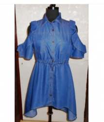 Denim Designer Ladies Kurta Fabric
