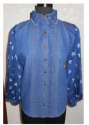 Denim Designer Ladies Kurta Fabric thumb 1