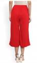 Buy Plain Solid Cut Red Palazzo At Wholesale Price thumb 2