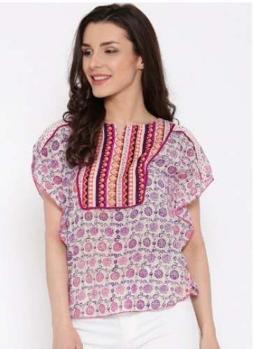 Kaftan Printed Top By Fusion Brand At Manufacturer by Fusion Beats
