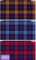 Indigo Yarn Dyed Checks Fabrics