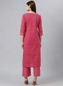 Anni Designer Present Pink Kurti With Palaazo Pant thumb 1