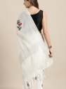 Buy Gosriki Brand Linen Blend Saree At Online thumb 1