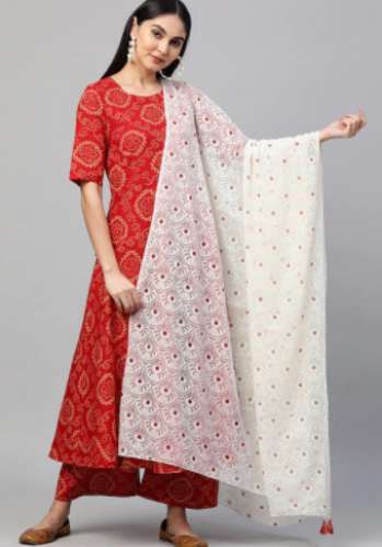 Get Kurti Pant Dupatta Set At Online Price