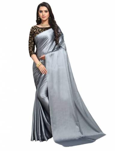 Buy Fancy Satin Saree By Anand Sarees Brand by Anand Sarees