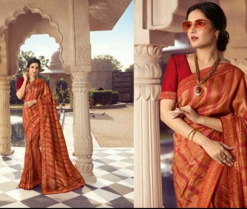 Get Printed Rajeshwar Fashion Saree At Wholesale by Rajeshwar Fashion