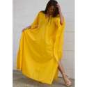 ladies-cotton-yellow-kaftan