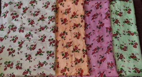 Rayon printed fabrics