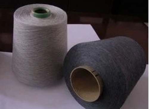 Knitted Polyester Melange Yarn  by Janki Overseas