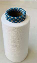 2 ply White Viscose Lycra Yarn 