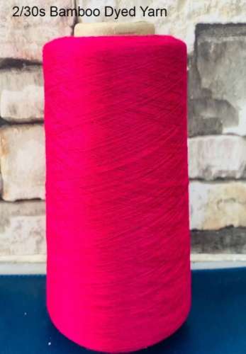 Ring Spun Bamboo Dyed Yarn by Leopraz Fabrics