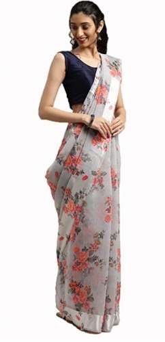 Buy Synthetic Saree At Wholesaler  by Vamsi Fashion