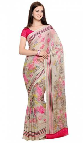 Buy Vaamsi Polyester Saree At Online Sale by Vamsi Fashion