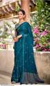 Kashvi sanjoli chiffon sarees at whosale prices  thumb 1
