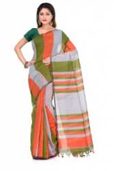 Get Bengal Khadi Cotton Silk Saree By DESH BIDESH