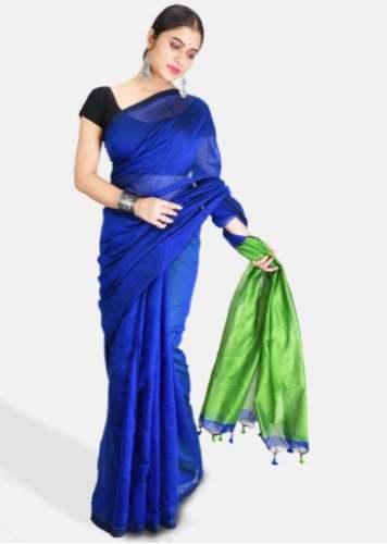 Get dB DESH BIDESH Cotton Silk Sari By Online Rate by dB Desh Bidesh