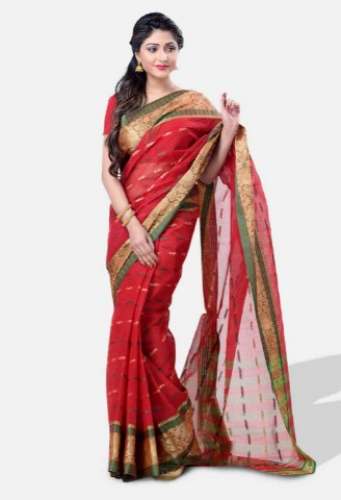 Get Women Pure Handloom Cotton Sari dB DESH BIDESH by dB Desh Bidesh
