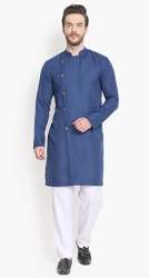 Buy OM SAI LATEST CREATION Slub Cotton Mens Kurta