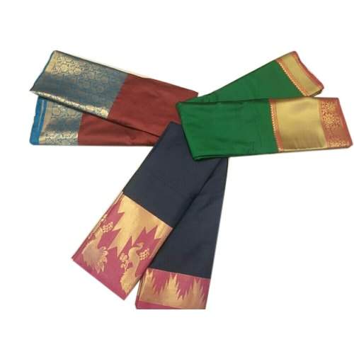 Multi Color  Mysore Silk Saree by Suhagan Sarees